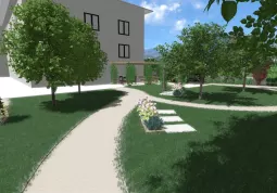 Render giardino Casa della Salute